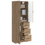 vidaXL Ensemble de Meubles 2 Pièces Chêne artisanal Bois d'ingénierie