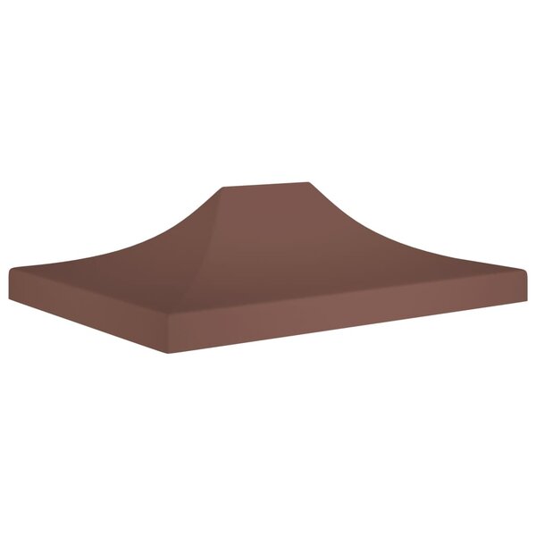 vidaXL Toit de tente de réception 4 5x3 m Marron 270 g/m²