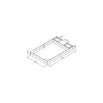 AXI Kelly Bac a sable avec bancs et containers Anthracite Marron