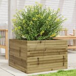 vidaXL Jardinière 70x70x45 5 cm bois de pin imprégné