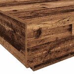 vidaXL Table Basse Bois ancien 55 x 55 x 31 cm Bois d'ingénierie