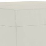 vidaXL Banc Crème 100x35x41 cm Velours