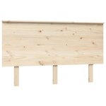vidaXL Tête de lit 139x6x82 5 cm Bois massif de pin