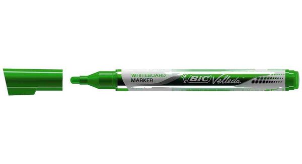 Feutre tableau blanc effaçable LIQUID INK Pocket Pte Ogive Moy. Vert VELLEDA