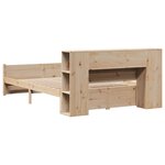 vidaXL Lit bibliothèque sans matelas 160x200 cm bois massif de pin