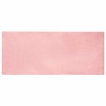 vidaXL Tapis en Fourrure Synthétique de Lapin Olite Rose 80 x 200 cm