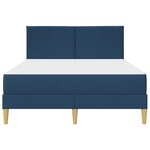 vidaXL Cadre de lit Bleu 160 x 200 cm Polyester