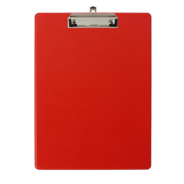 Porte-bloc Avec Pochette - Format 23x32cm Pour A4 - Rouge - X 10 - Exacompta