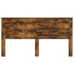 vidaXL Tête de lit Chêne fumé 180 cm Bois d'ingénierie