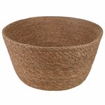 vidaXL Pot de plante avec poignées Naturel Ø 22 x 20 cm