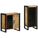 vidaXL Ensemble de mobilier de salle de bain 2 Pièces