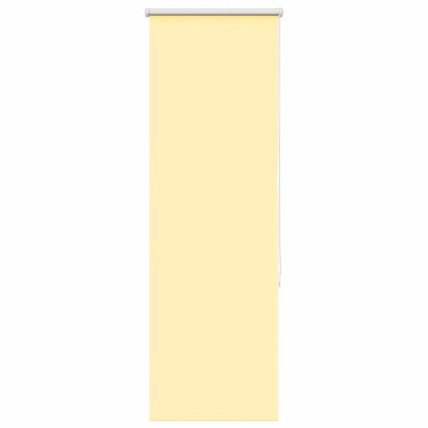 vidaXL Store enrouleur occultant jaune largeur du tissu 45 7 cm