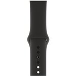 APPLE Bracelet Sport noir 44 mm - Extra Large - Noir - Pour Apple Watch - Fluoroélastomere