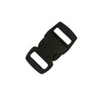 Fermoirs clips plastique (idéal Créacord) 3 x 1 5cm Noir x10