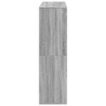 vidaXL Bibliothèque/Séparateur de pièce sonoma gris 100x33x115 cm