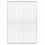 vidaXL Grille de barbecue Argent 47 x 32.5 cm Acier inoxydable