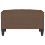 vidaXL Repose-pied Marron 70x55x41 cm Tissu