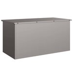vidaXL Boîte de Rangement Extérieure Rouillé 100 x 50 5 x 50 cm Acier