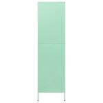 vidaXL Garde-robe Vert menthe 90x50x180 cm Acier