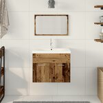 vidaXL Ensembles Autre 2 Pièces Chêne Brun 61 x 39 x 18 cm Bois Composite