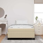 vidaXL Cadre de lit Vert gris clair 120 x 190 cm