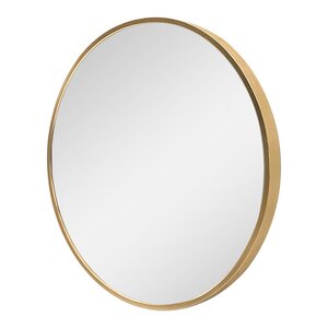Miroir mural rond diamètre 60 cm doré 03_0007921