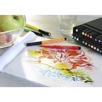 Boite de 24 stylos encre de chine 'pitt artist pen' pointe brush faber-castell