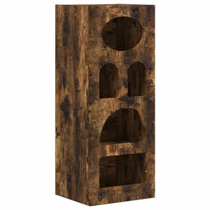 vidaXL Buffet Chêne fumé 40 x 35 x 100 5 cm Bois d'ingénierie
