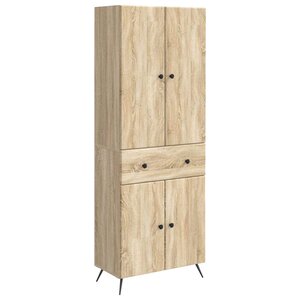 vidaXL 2 Pièces Chêne Sonoma