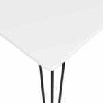 vidaXL Ensemble de bar 7 Pièces Blanc et noir