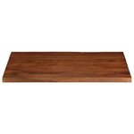 vidaXL Dessus de table 110x80x2 5cm rectangulaire bois massif récupéré