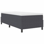 vidaXL Cadre de lit plateforme Gris foncé 80 x 200 cm