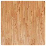 vidaXL Dessus de table carré Marron clair80x80x2 5cm Bois chêne traité