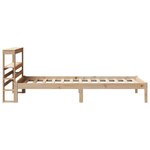 vidaXL Cadre de lit sans matelas 75x190 cm bois de pin massif