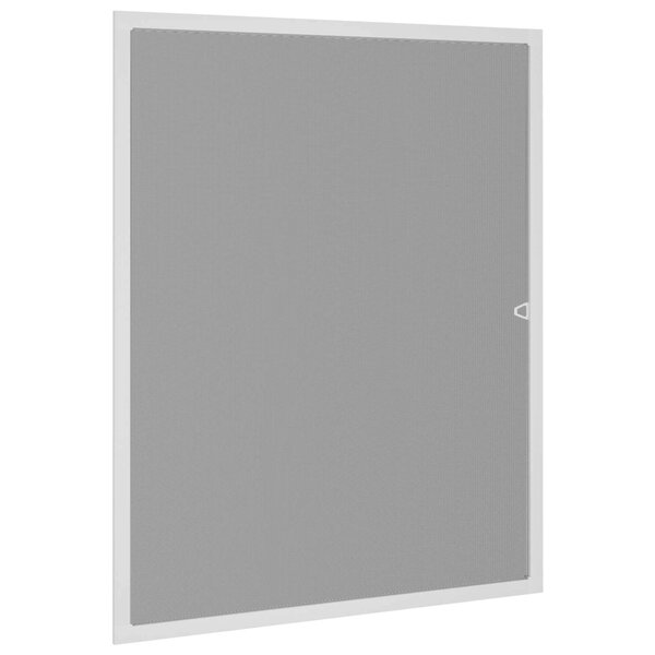 vidaXL Écran anti-insectes pour fenêtres Blanc 120 x 140 cm
