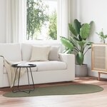 vidaXL Tapis 'HUARTE' à poils courts  doux et lavable Vert forêt 100x200 cm