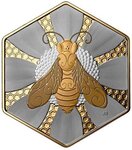 Pièce de monnaie en Argent 20 Dollars g 32 Millésime 2025 HONEY BEE