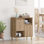 vidaXL Buffet chêne artisanal 35 x 60 x 70 cm Bois d'ingénierie