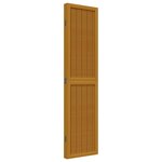 vidaXL Cloison de séparation 4 panneaux marron bois paulownia massif