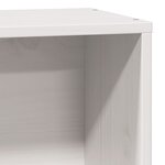 vidaXL Cadre de lit sans matelas blanc 90x200 cm bois de pin massif