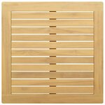 vidaXL Table basse Acacia clair 60 x 60 x 36 cm Bois d'Acacia Massif