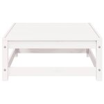 vidaXL Salon de jardin 2 Pièces blanc bois de pin massif