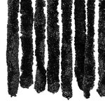 vidaXL Rideau anti-mouches anthracite 100x200 cm chenille
