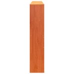 vidaXL Tête de lit avec rangement cire marron 180cm bois massif de pin