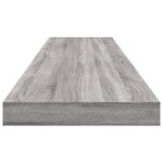 vidaXL Étagères murales 4 Pièces sonoma gris 100x10x1 5cm bois ingénierie