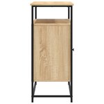 vidaXL Buffet chêne sonoma 100x35x80 cm bois d'ingénierie