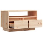 vidaXL Meuble TV 60x35x37 cm Bois de pin massif