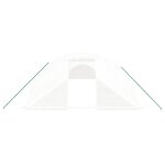 vidaXL Serre avec cadre en acier blanc 72 m² 18x4x2 m