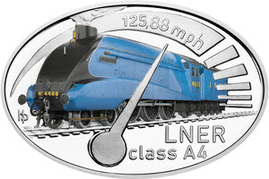 Monnaie LNER CLASS A4 Class A4 Famous Steam Locomotives 1 Oz Argent 1$ Niue 2026