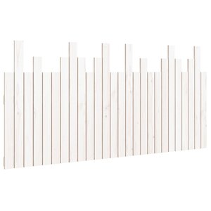 vidaXL Tête de lit murale Blanc 166x3x80 cm Bois massif de pin